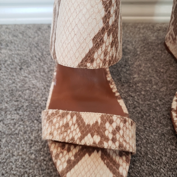 Paris Texas faded python wedge mule womens shoes size 40 - Picture 7 of 16